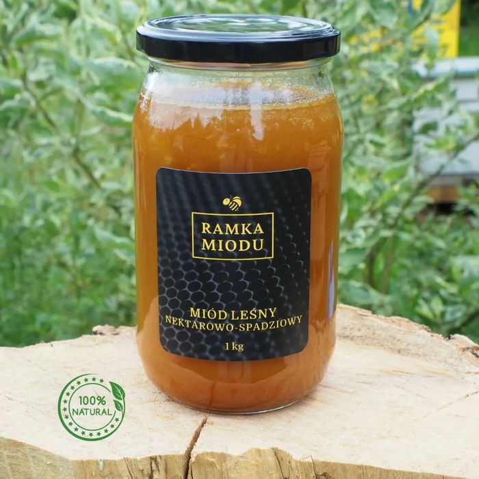 Miód spadziowy leśny 1 kg