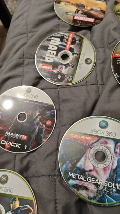 Диски на xbox 360 в не очень хорошем состоянии