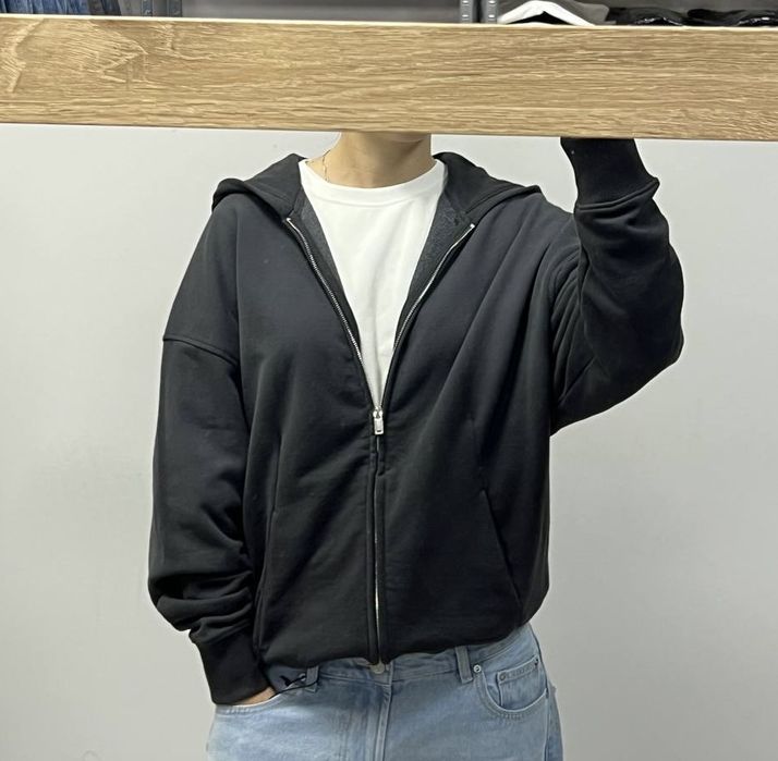 Нова оверсайз зіпка фейд Oversize fade zip hoodie зип худи зипка Jaded London typ