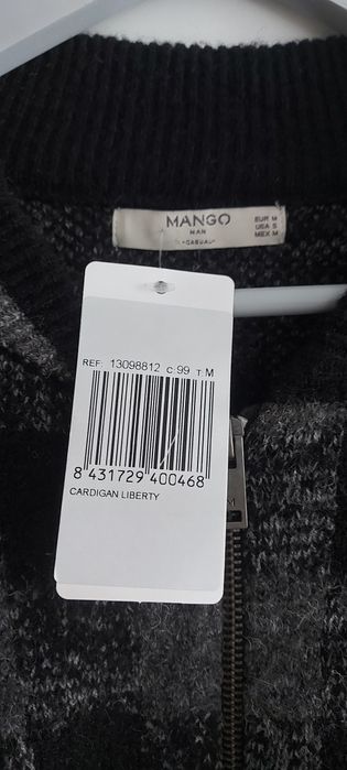 Чоловічий кардиган Mango, р. М