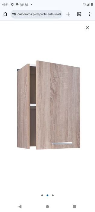 Szafki kuchenne wiszące Dąb Sonoma z zesawu Dalia 60cm, 80cm