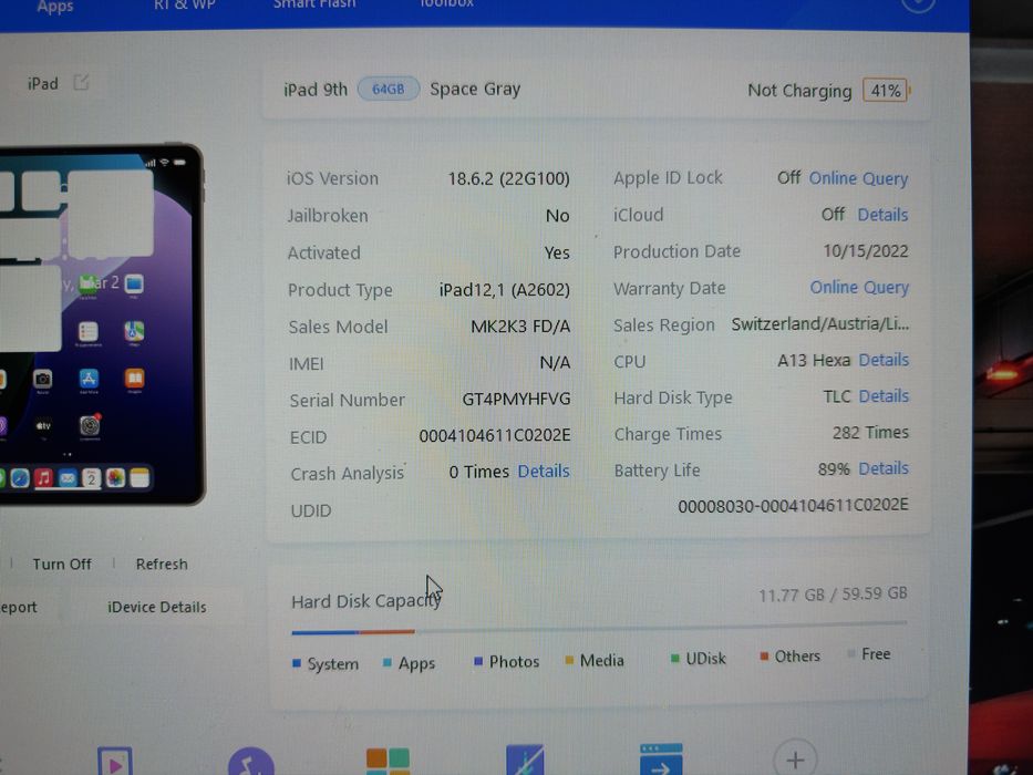 ipad 9 generacji 2022 A2602