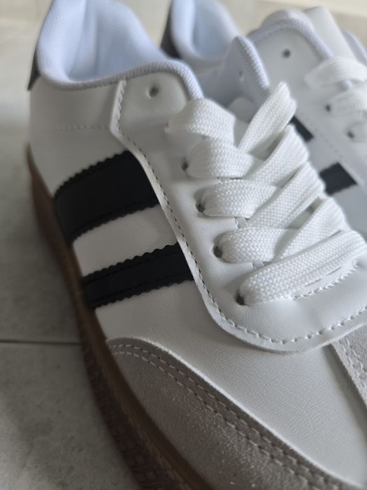 Ténis Brancos Retro Estilo Samba/Palermo