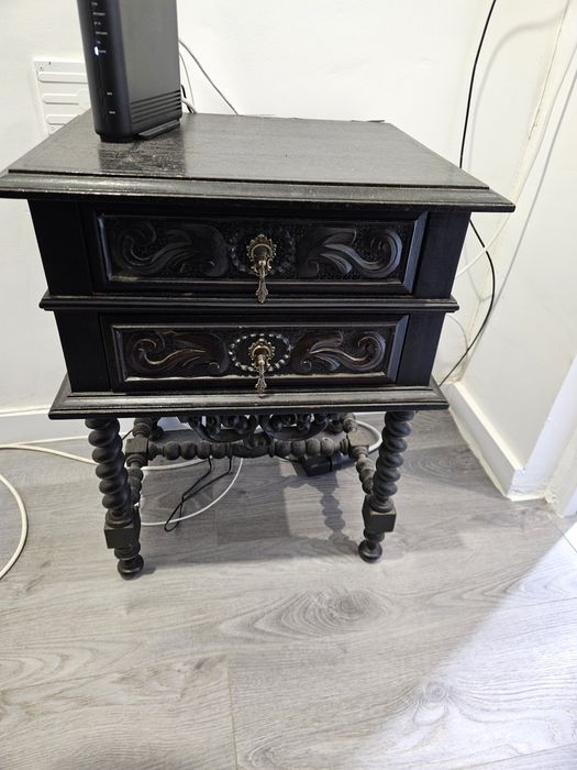 Mesa cabeceira rustica