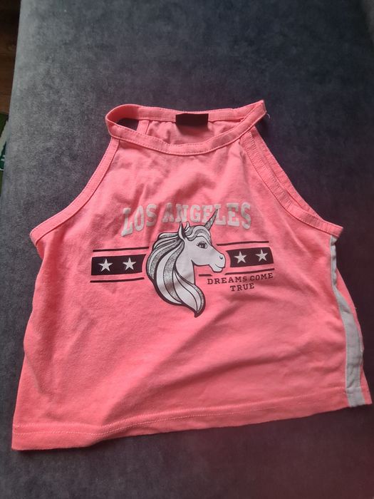 Bluzka bez rękawów 146/152