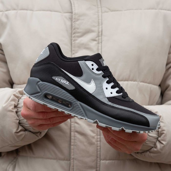 Кросівки Nike Air Max 90 Black/Grey/White premium