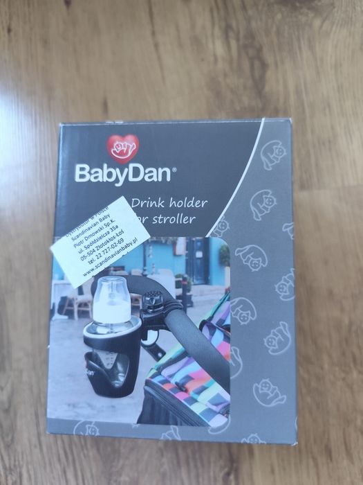 Uchwyt na kubek, butelkę do wózka, uniwersalny, nowy,  BabyDan