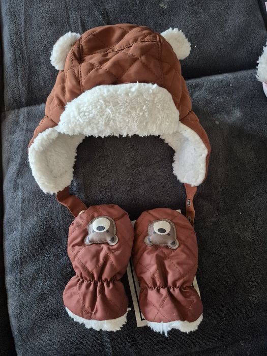 Czapka niemowlęca r.44