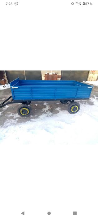 Прицеп двох осьний для мототрактора,трактора
