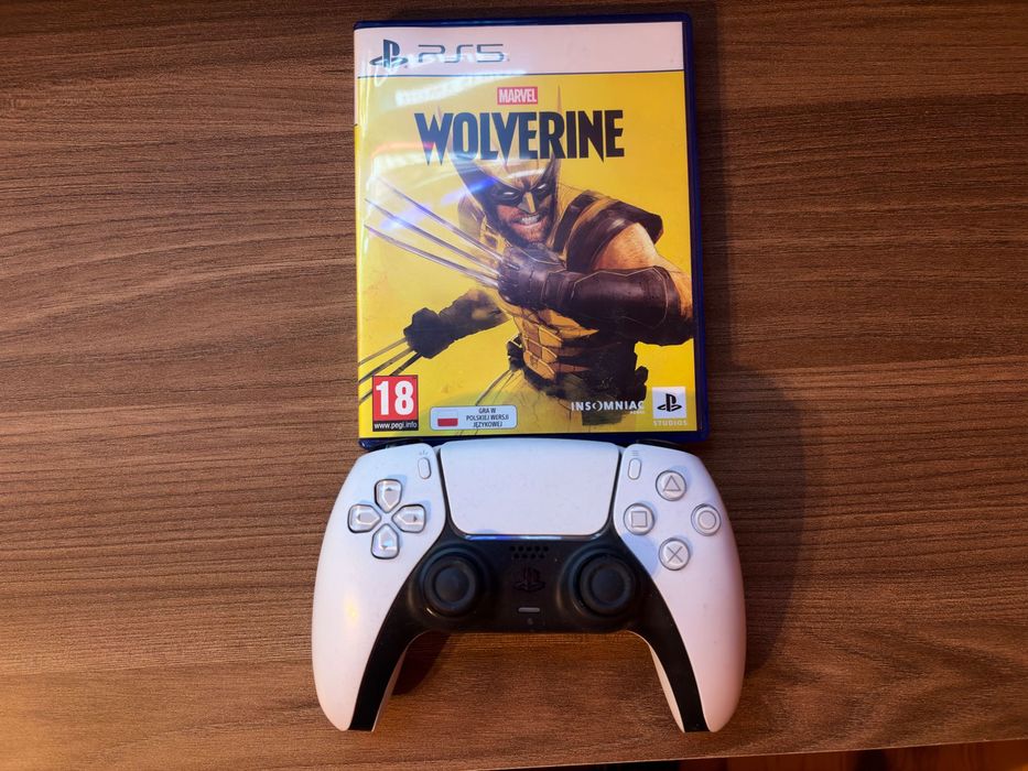 Wolwerine ps5 plus pad dualsense biały