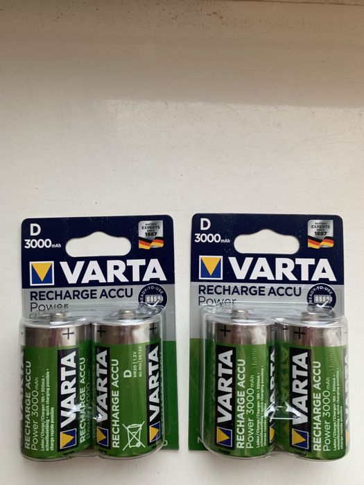 Акумтулятор універсальний Varta Rechargeable Accu D 3000 мАh