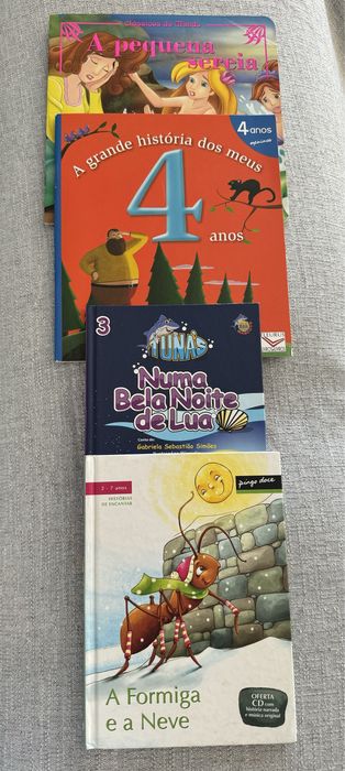 4 livros infantis
