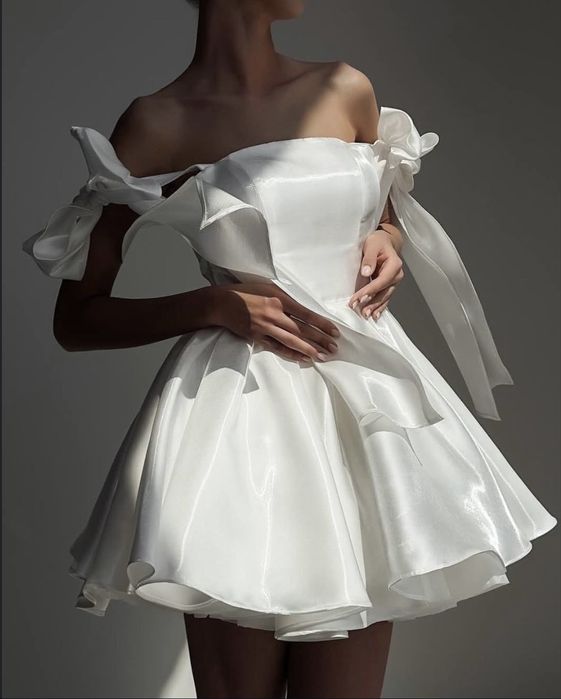 Elegant Satin Mini Dress