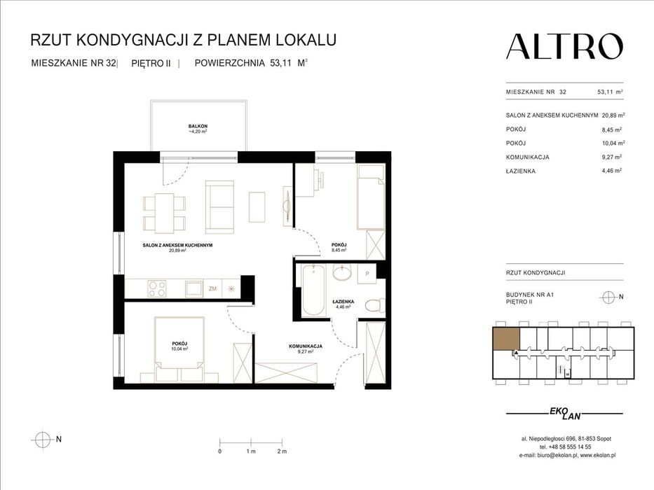 Altro | mieszkanie 3-pok. | A1/32