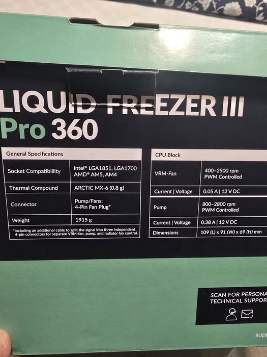 Artic liquid freezer III Pro 360