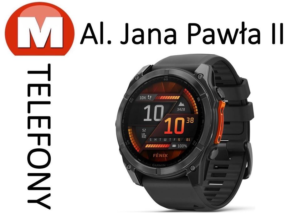 NOWY Garmin Fenix 8 51mm Amoled AL JANA PAWŁA