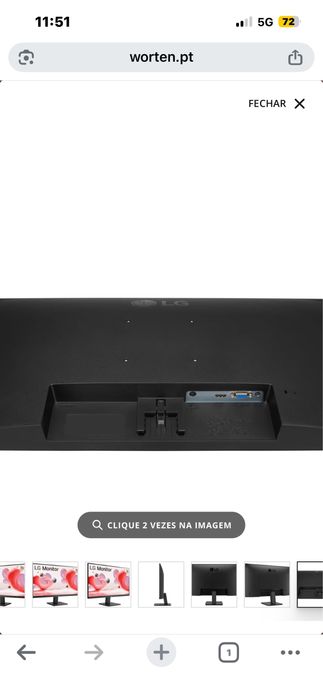 Monitor olg utilizado 2 vezes