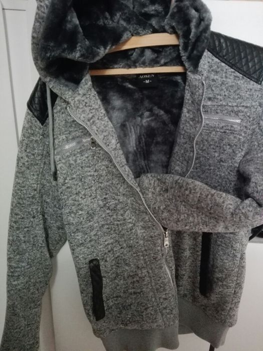 Bluza M męska szara