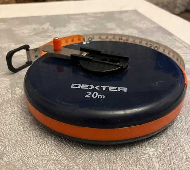 Taśma miernicza zwijana 20 m / 13 mm Dexter