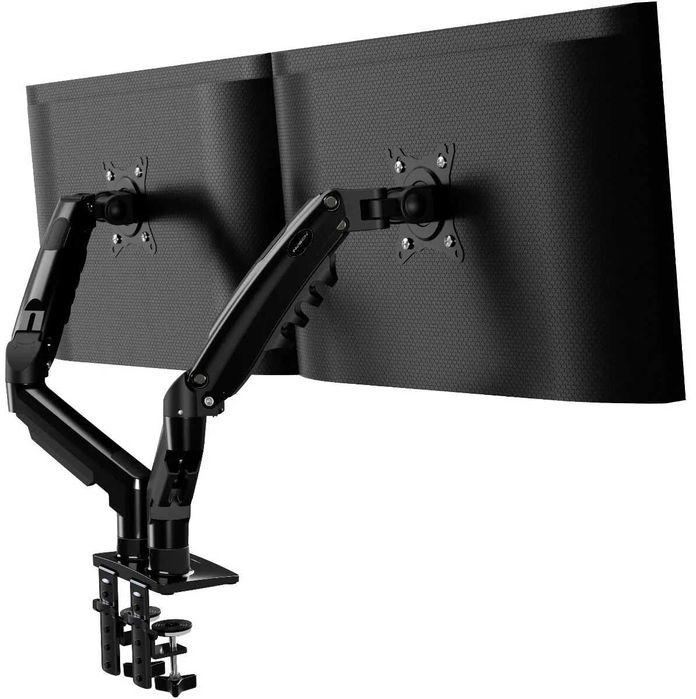 Invision MX400 Suporte para monitor de braço duplo para ecrãs de 19 a 32 polegadas VESA de 75/100 mm