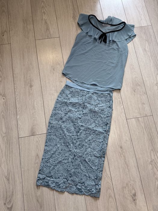 Massimo Dutti Кардиган юбка imperial