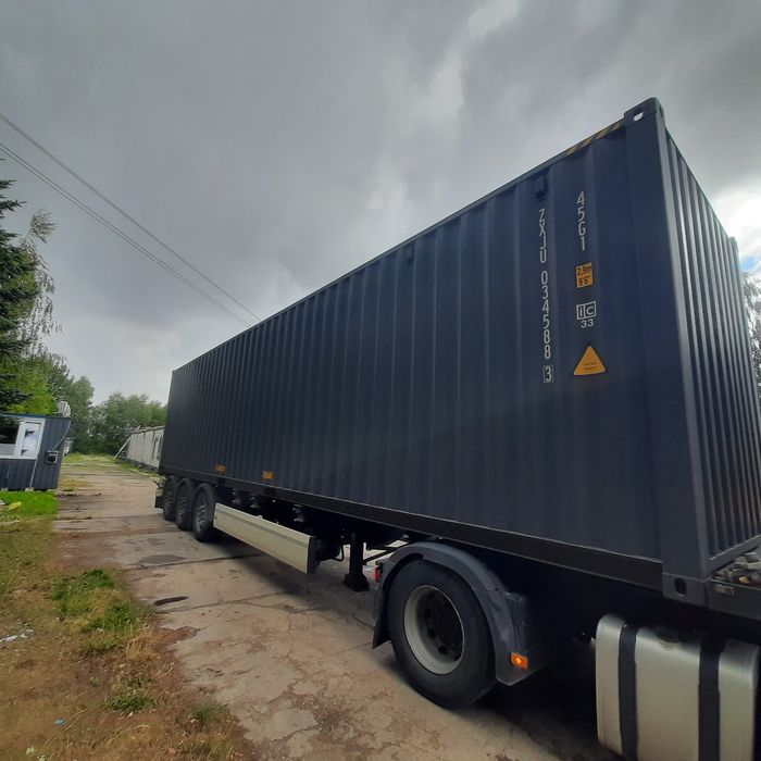 Kontener 40HC ONE WAY  antracyt RAL7016