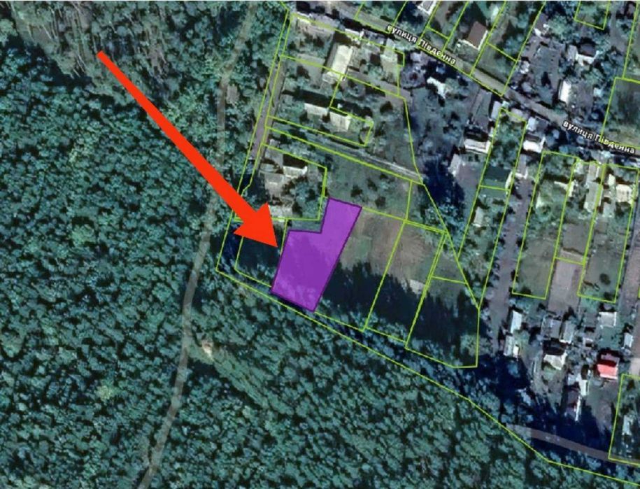 Участок возле леса 15 сот Пісківка Киевская область