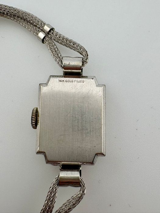 Omega 14k złocona Art Deco lata 50