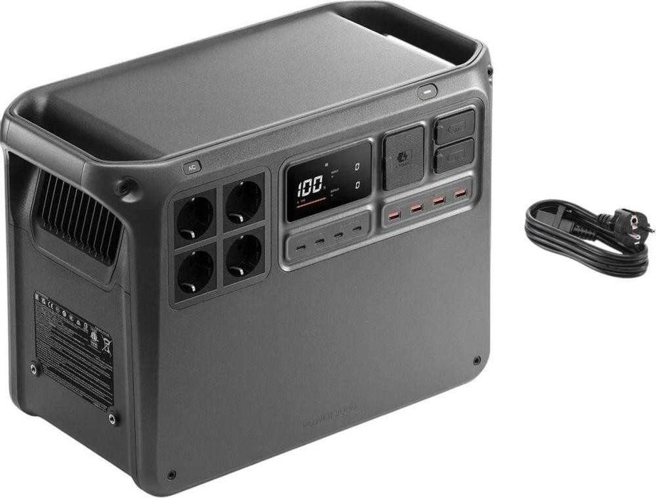 Зарядна станція DJI Power 2000 (2048 Вт·год / 3000 Вт) LFP. Портативна електростанція ДБЖ чиста синусоїда, DYM2000H