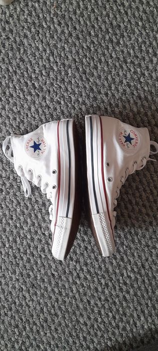 Białe wysokie Converse rozm. 38