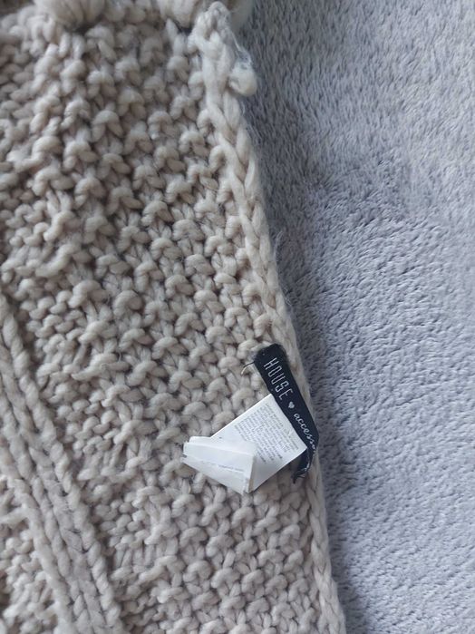 Szalik zimowy pleciony