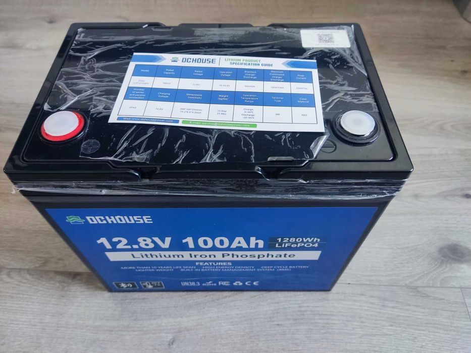 ИБП для инвертор аккумулятор LiFePO4 100Ah 12v DC House BMS Bluetooth