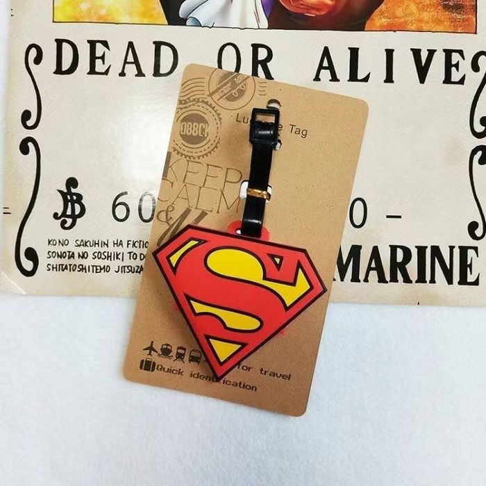 Zawieszka Przypinka Adresówka Tag do walizki plecaka torby - Superman