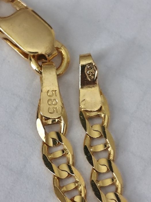 Nowy piękny złoty łańcuch Gucci 585 14k 55cm 7.47gr unikat!!