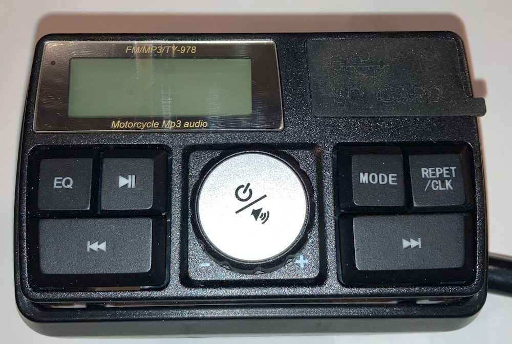 Radio/Leitor MP3/bluetooth para mota