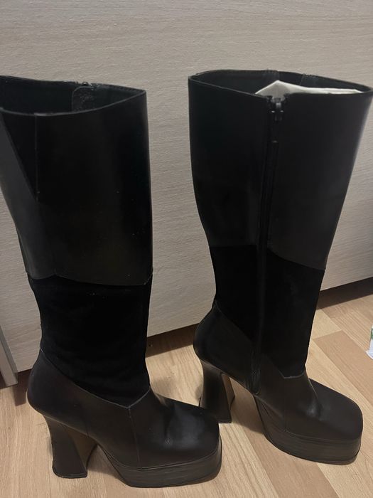 Botas cano alto n36 salto 11 cm