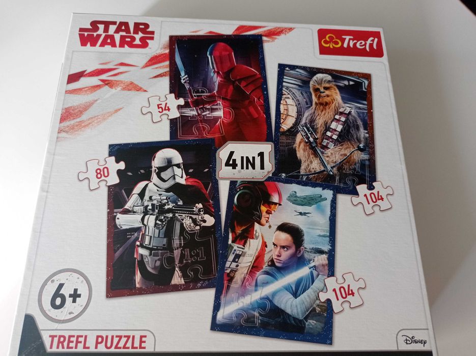 Puzzle Star Wars 4 szt Trefl
