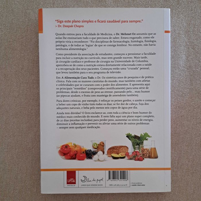 A Alimentação Cura Tudo, de Dr. Mehmet Oz, Lua de Papel