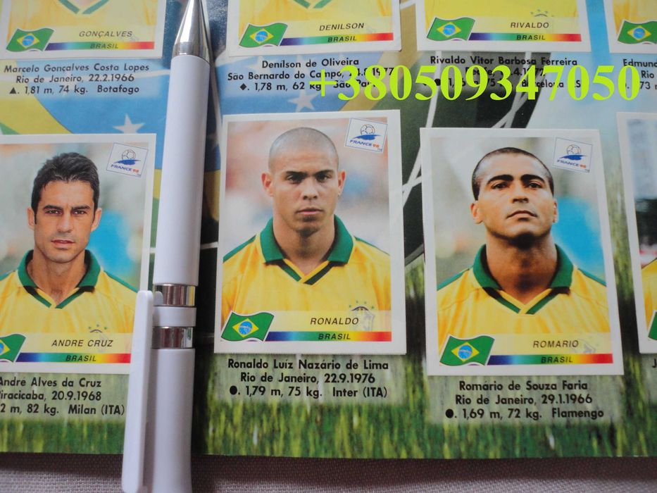 Panini Полный альбом наклеек France 98 (Чемпионат мира FIFA 1998)