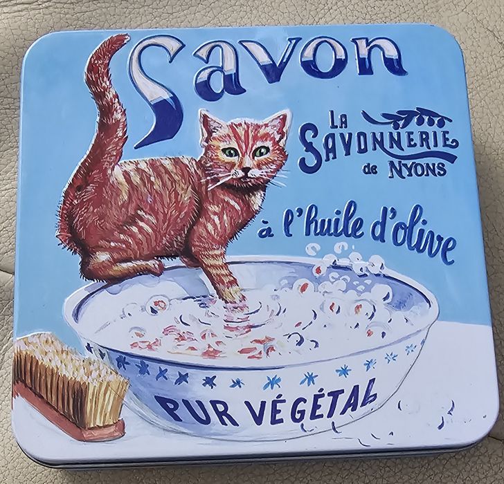 Mydło Marsylskie La Savonnerie de Nyons pudełko prezentowe MIX 4x100g