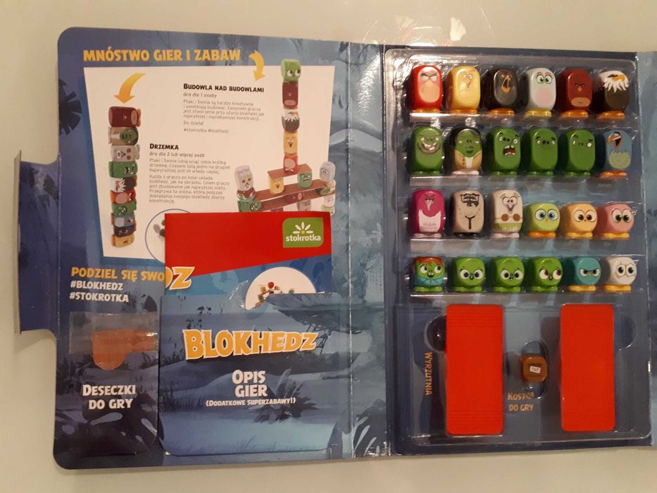 Album Angry Birds Blockhedz figurki na prezent UNIKAT