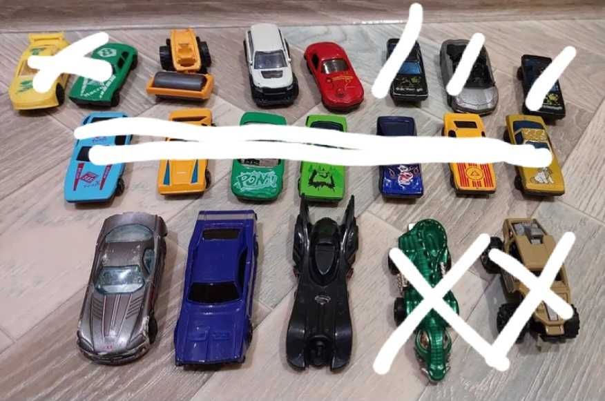 Дитячі машинки метал і пластик