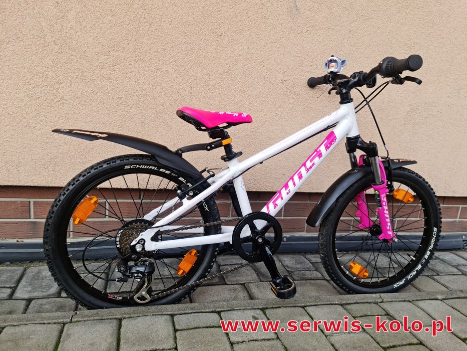 Rower dziecięcy dziewczęcy GHOST koła 20 SHIMANO aluminium rabat