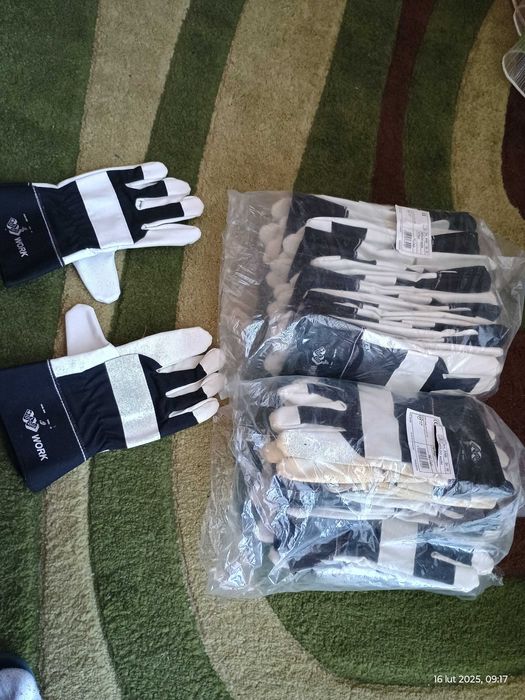 Rękawice robocze w rozm 10, 18sztuk