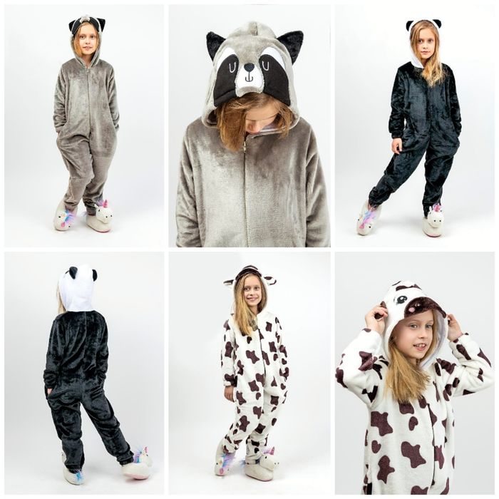 Теплі дитячі кігурумі для дівчаток