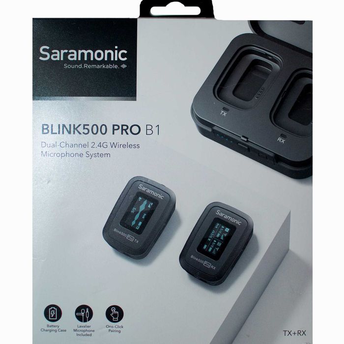 Мікрофон
Saramonic Blink 500 Pro B1 беспровідна радіосистема