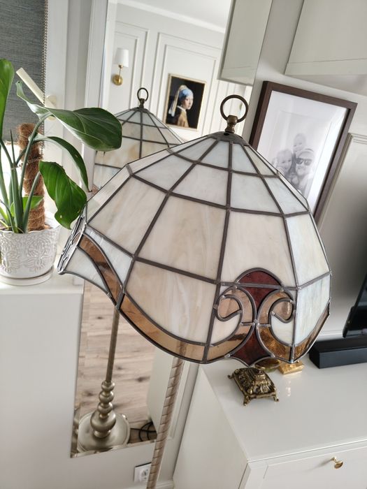 Lampa witrażowa podłogowa