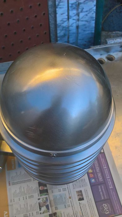 candeeiro de exterior todo em inox