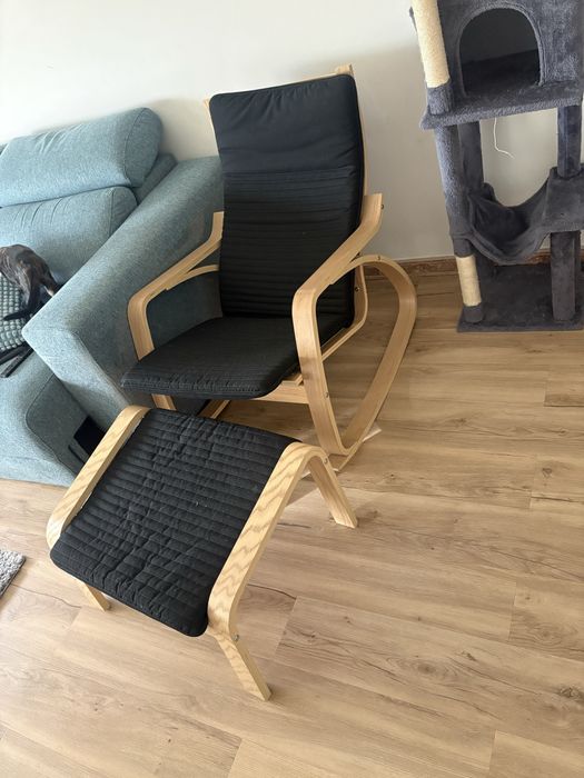 Vendo sofa + Cadeira com repousa pes