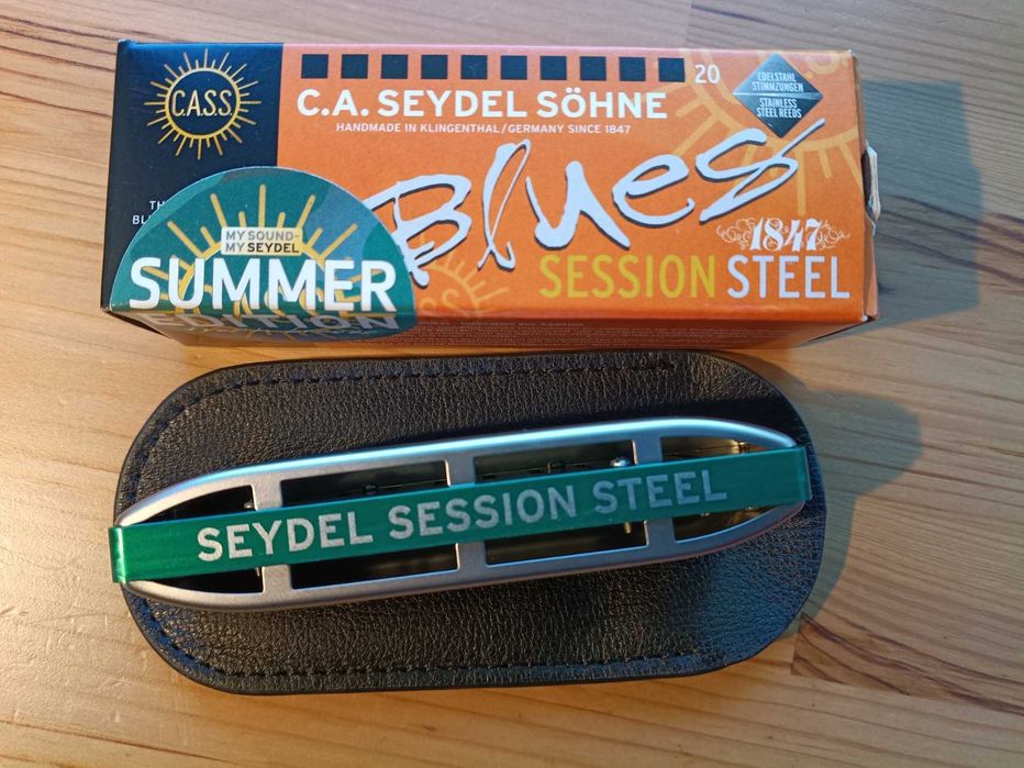 Harmonijka Seydel Blues Session Steel C Summer Green
